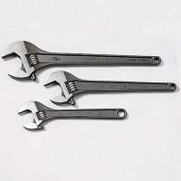 3JZL9 Adjustable Wrench Set, Black Oxide, 3 PC