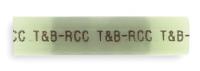 3KF24 Butt Splice Connector, Yellow, PK50