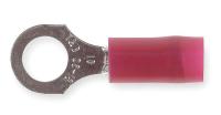 3KF97 Ring Terminal, Red, Overlapped, 22-16, PK100