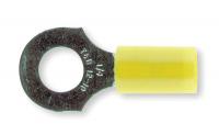 3KG56 Ring Terminal, Yellow, 12 to 10 AWG, PK50
