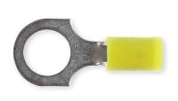 3KG61 Ring Terminal, Yellow, 12 to 10 AWG, PK50