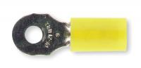 3KG63 Ring Terminal, Yellow, 12 to 10 AWG, PK50
