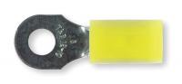 3KG66 Ring Terminal, Yellow, 12 to 10 AWG, PK50