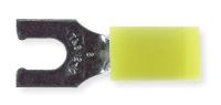 3KG53 Fork Terminal, Yellow, 12 to 10 AWG, PK50