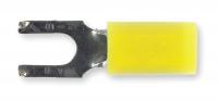 3KG54 Fork Terminal, Yellow, 12 to 10 AWG, PK50