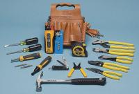 3KGW5 Electricians Tool Pouch Kit, 16 Pc