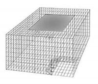 3KJH7 Sparrow Cage Trap, 18 In