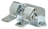 3KJX5 Foot Pedal, Double, Floor Mount, Chrome