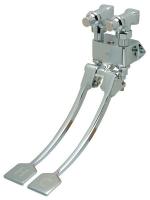 3KJX7 Foot Pedal Valve, Double, Wall Mount
