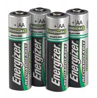 3KKJ7 Rechargeable Battery, 2300mAh, AA, PK 4