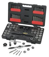 3KLR3 Tap/Die Set, Carbon, 75 PC, #4-1/2, M3-M12