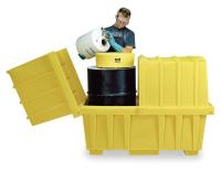 3KN25 Covered Drum Spill Containment, 46 in. H
