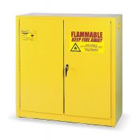 4T024 Flammable Safety Cabinet, 30 Gal., Yellow