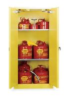 3KN42 Flammable Safety Cabinet, 60 Gal., Yellow