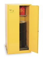 3KN49 Hazardous Waste Cabinet, 55 Gal., Yellow