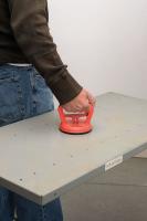 3KNF1 Suction Cup Lifter, 4-9/16In Dia, D-Handle