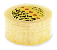 3KT61 Carton Sealing Tape, Clear, 48mm x 411m