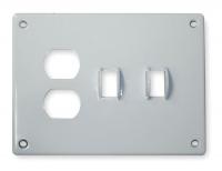 3KT98 Security Wall Plate, White