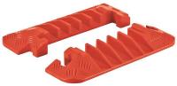 3KUU4 End Cap, 5 Channel, 17.5x2.3, Org