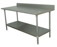 3KXC1 Work Table, Rolled Edge Top, 72x30x1 5/8In
