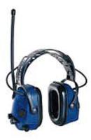 3KXE9 Electronic Ear Muff, 23dB, Over-the-H, Bl