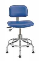 3KYL7 Cleanroom Pneumatic Task Chair, Vinyl