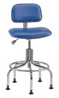 3KYN7 Cleanroom Pneumatic Task Chair, 300 lb.