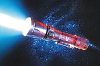 3KZV8 Handheld Flashlight, 123A Batteries, Black