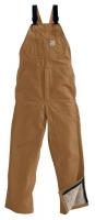 9UP13 Bib Overalls, Brown, Cotton, 50 x 30 In.