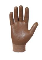3LAY4 Coated Gloves, S, Brown, PR