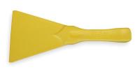 3LB55 Plastic Scraper, Yellow, 4.4 x 9.7 In
