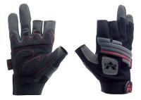 3LCA6 Anti-Vibration Gloves, S, Black, PR