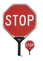 3LCH3 Flashing LED Stop/Stop Paddle Sign, Red