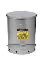 3LCR4 Oily Waste Can, 21 Gal., Steel, Red