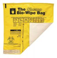 3LCX2 Chemo Waste Bag, Yellow, 12 In. L, PK 25
