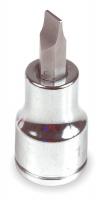3LE44 Slotted Bit Socket, 3/8 Dr, 3/16 In
