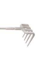 3LFF6 Food Rake, White, Nylon, 7-1/2x8 In.