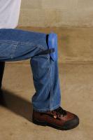 3LHU5 Knee Pads, Hard, Neoprene, Rubber, 1 Sz, 1PR