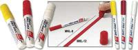 3LJD1 Paint Markers, Broad Tip, Red, PK6