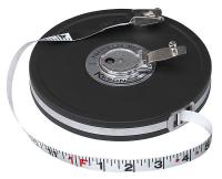 3LJL8 Measuring Tape, Closed, 100 Ft, Ft/In/8ths