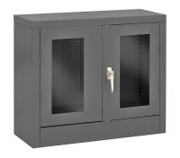 3LKU5 Storage Cabinet, H 26, W 30, Gray