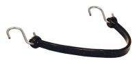 3LLL2 Bungee Cord, S-Hook, 14 In.L, Black, PK 10