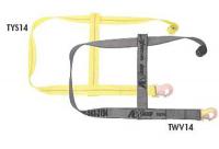 3YDA2 Wheel Strap, Ratchet, 7ft 3In x 2In, 1600lb