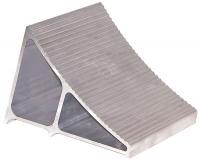 3LMP6 Wheel Chock, Aluminum, 6 In H