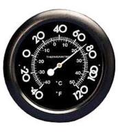 3LRV8 Analog Thermometer, -40 to 120 Degree F