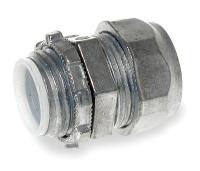 3LT66 Compression Connector, 3/4 In, Zinc