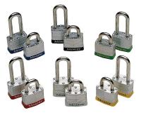 5T809 Lockout Padlock, KD, Green, 9/32 In. Dia.