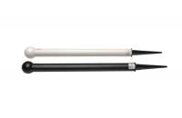 3LUR9 Ground Post, White, 3 x 27 in, PK6