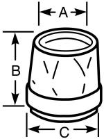 3LV19 Metallic Bushing, 2 In