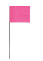 3LVC6 Marking Flag, Fluor Pink, Vinyl, PK100